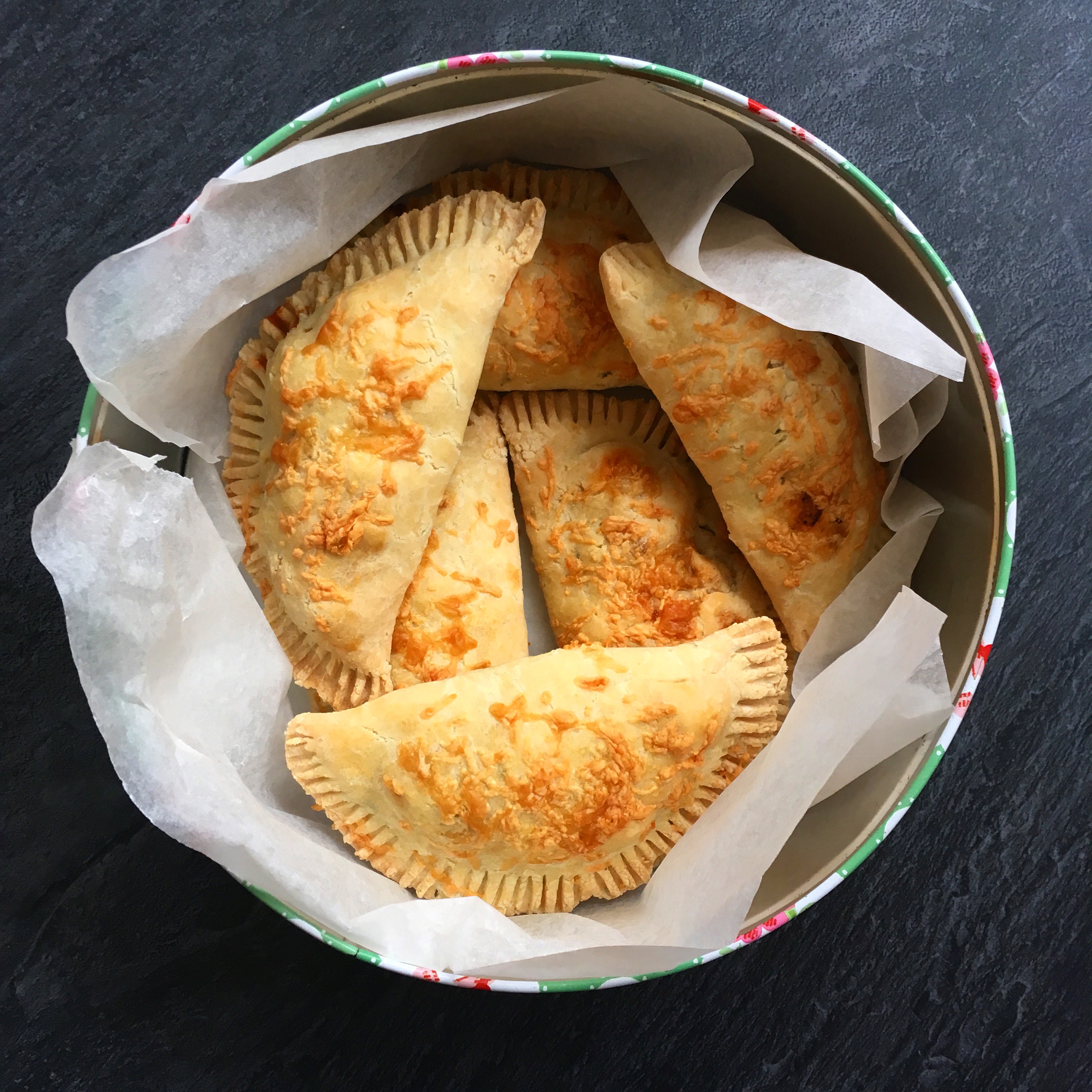 Chicken and Chorizo pasties